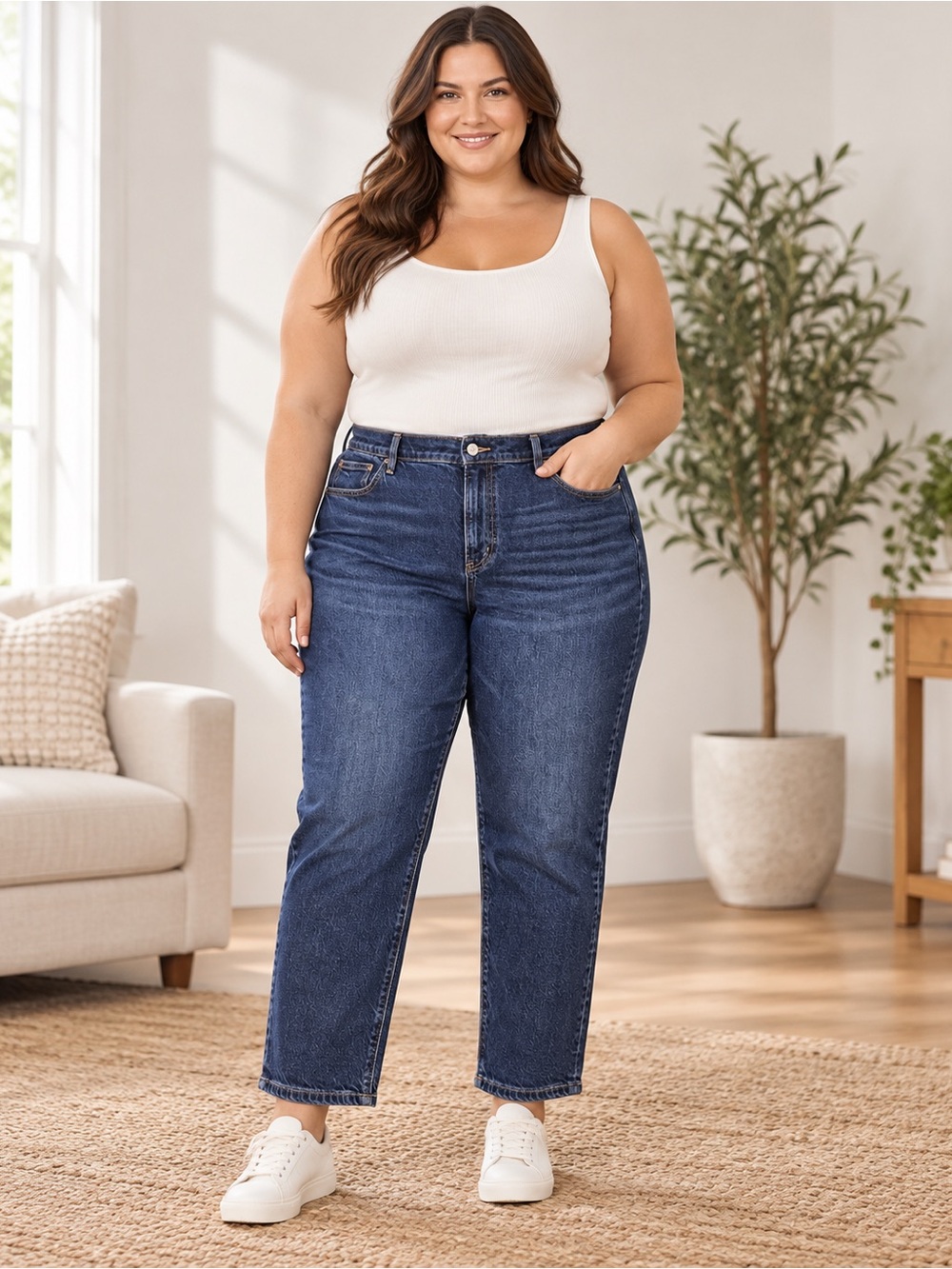 American Eagle Super High Rise Ankle Straight Jeans Women’s 20 Regular Dark Wash